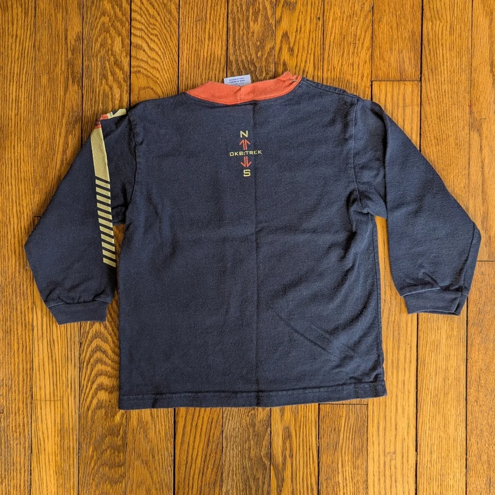 Vintage 00's Oshkosh B'gosh 2T Trek Across America Long Sleeve T-shirt
